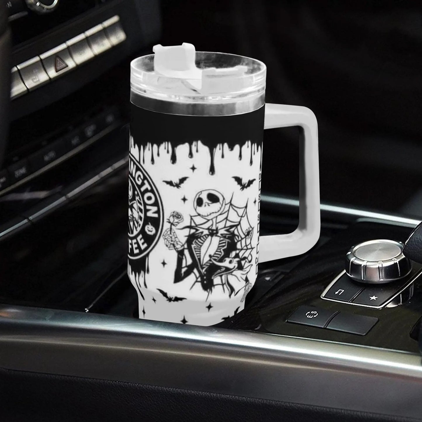 Skellington Coffee 40oz Stainless Steel Tumbler