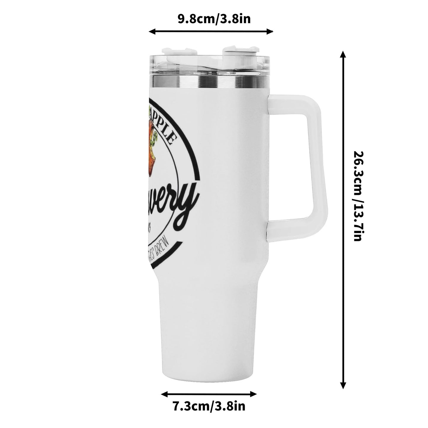 Bad Apple Brewery 40oz Stainless Steel Tumbler