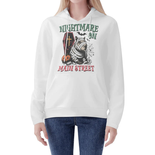 Nightmare On Main Street Capy Womens Lightweight Hoodie