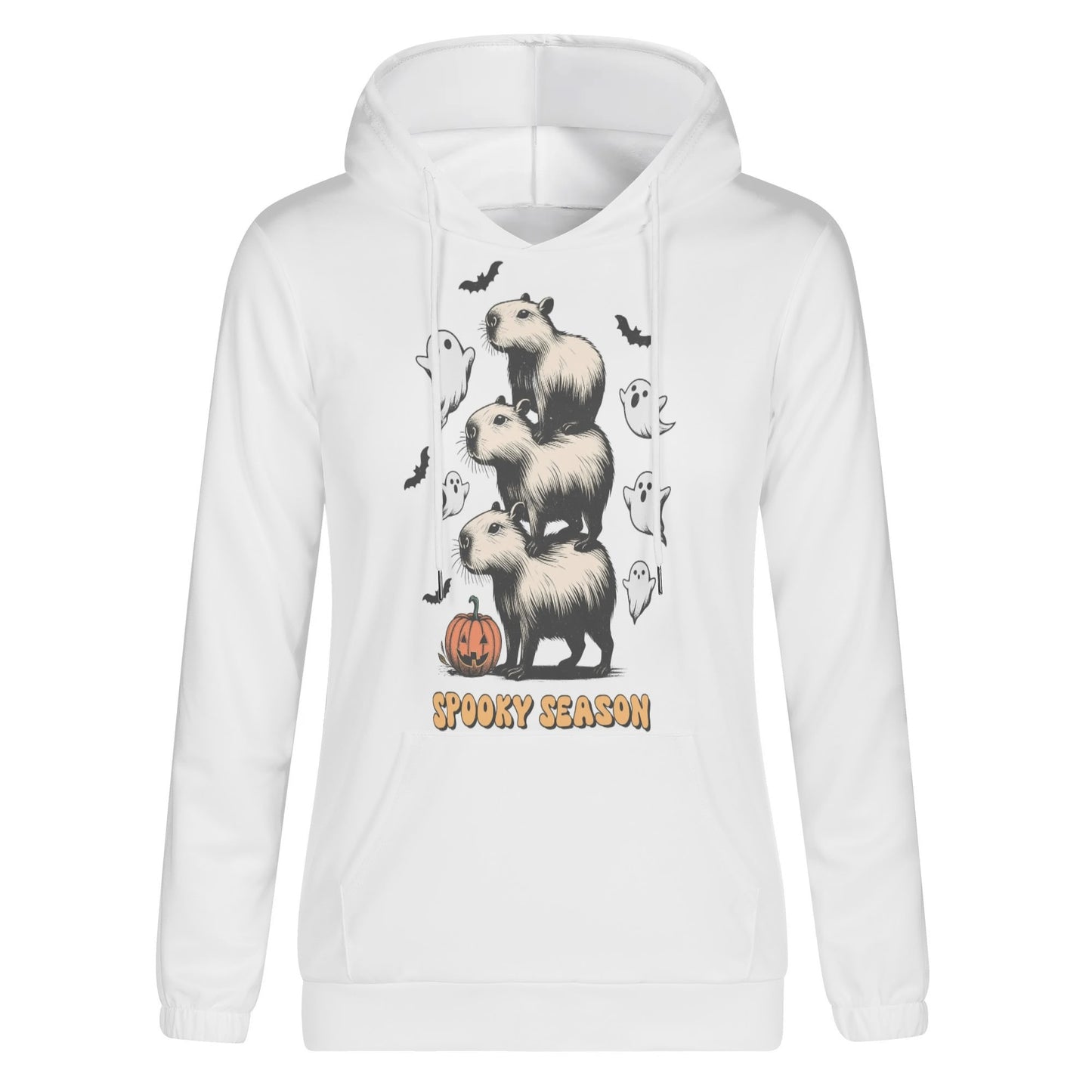 Capy Spooky Season Womens Lightweight Hoodie