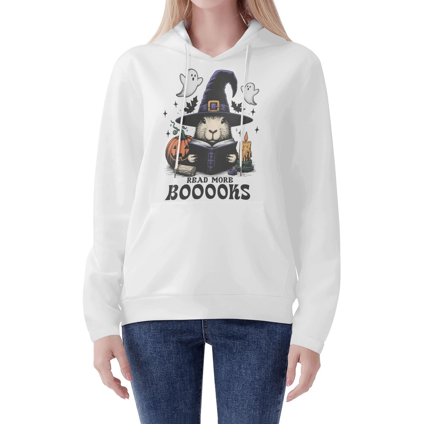 Read More Boooks Capy Womens Lightweight Hoodie