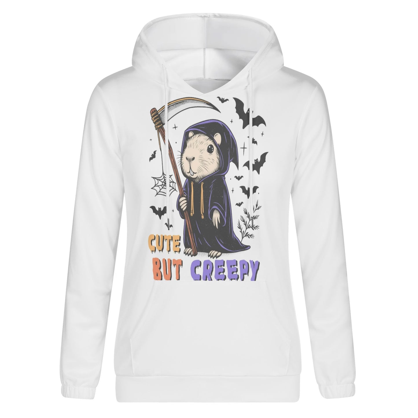 Cute But Creepy Capy Womens Lightweight Hoodie