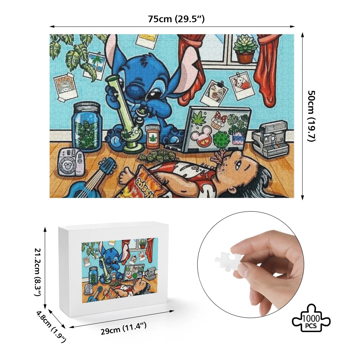 Lilo & Stitch Wooden Puzzle (1000 Pcs)