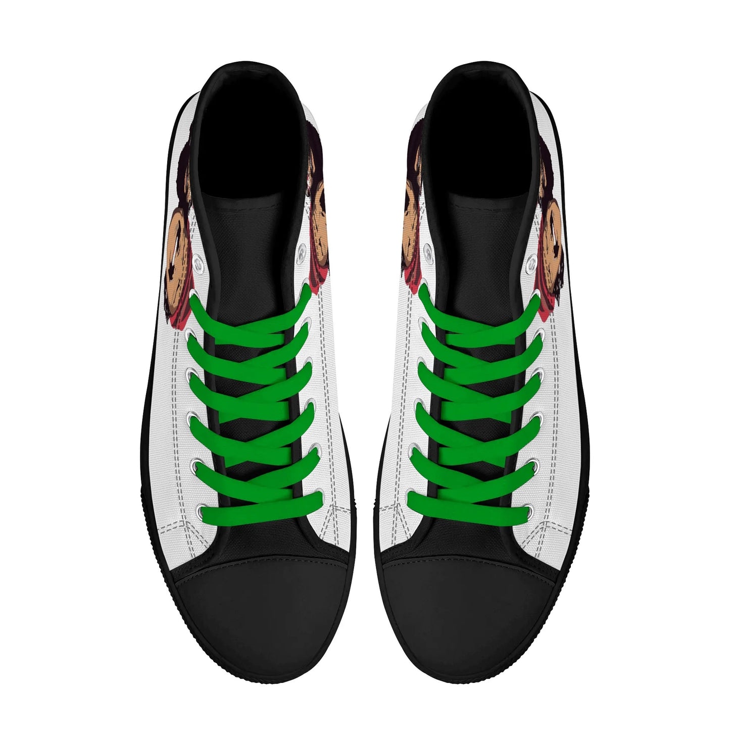 Cheech & Chong Womens Lightweight High Top Canvas Shoes