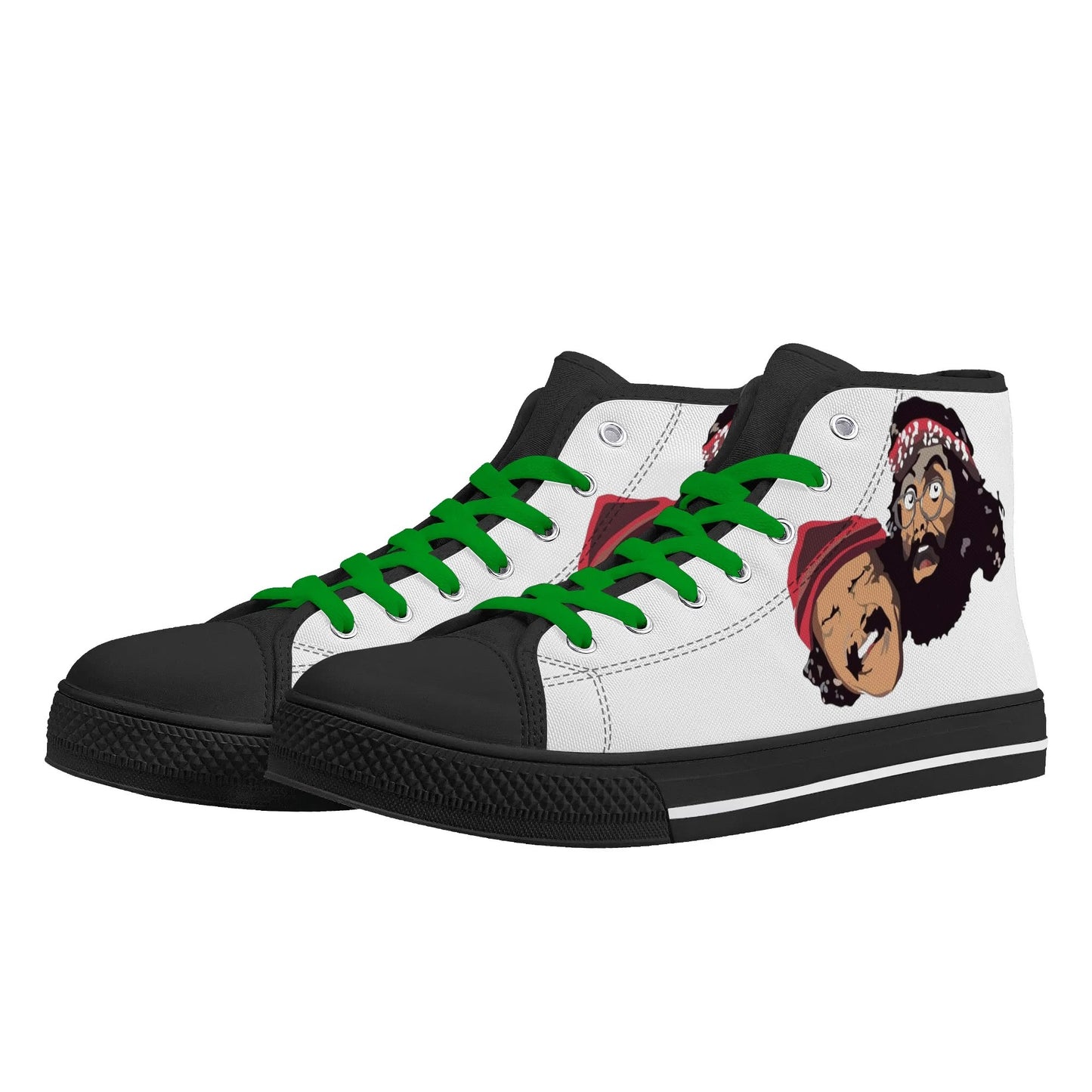 Cheech & Chong Womens Lightweight High Top Canvas Shoes