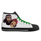 Cheech & Chong Womens Lightweight High Top Canvas Shoes