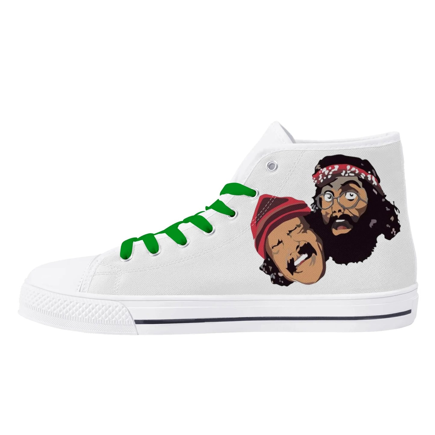 Cheech & Chong Womens Lightweight High Top Canvas Shoes