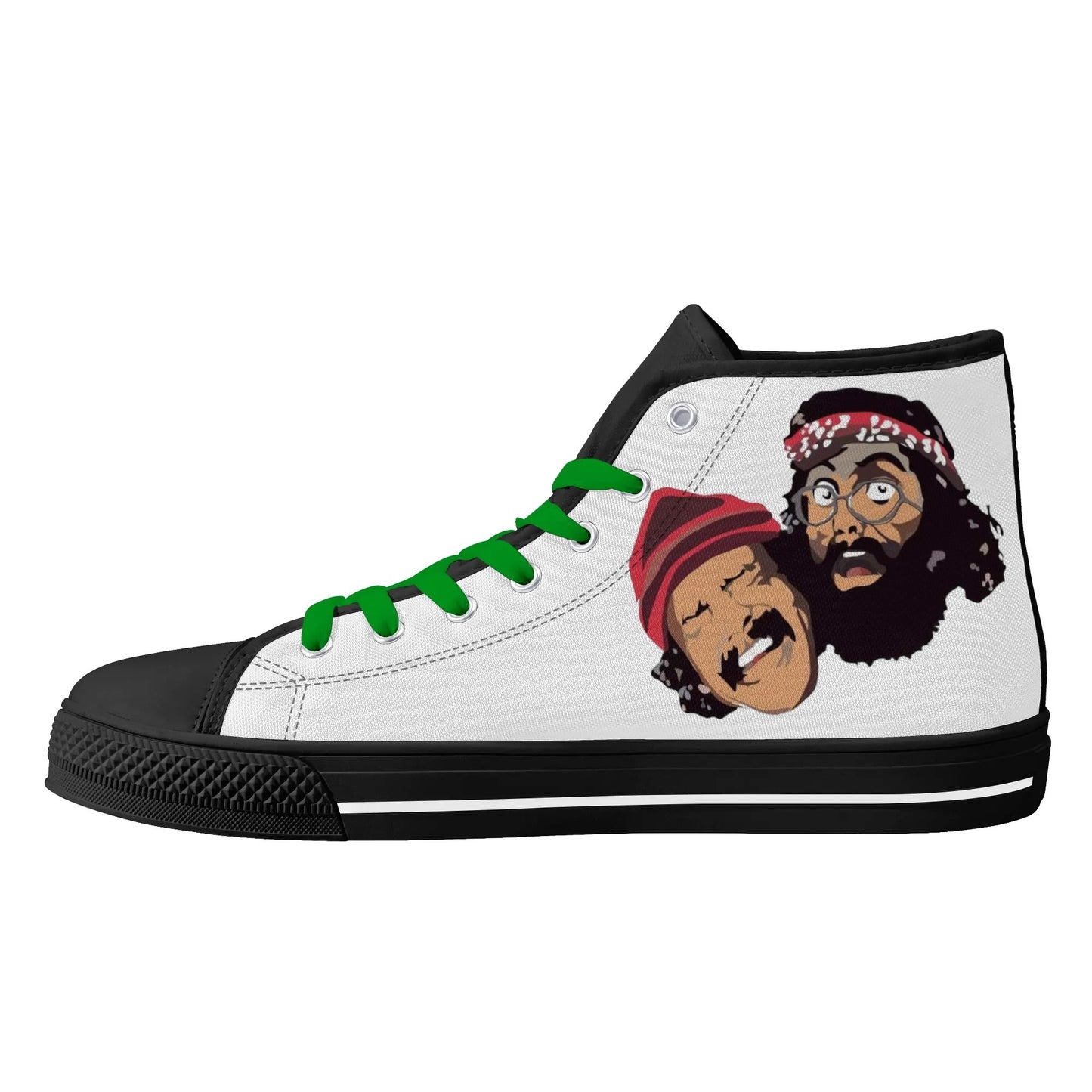 Cheech & Chong Womens Lightweight High Top Canvas Shoes