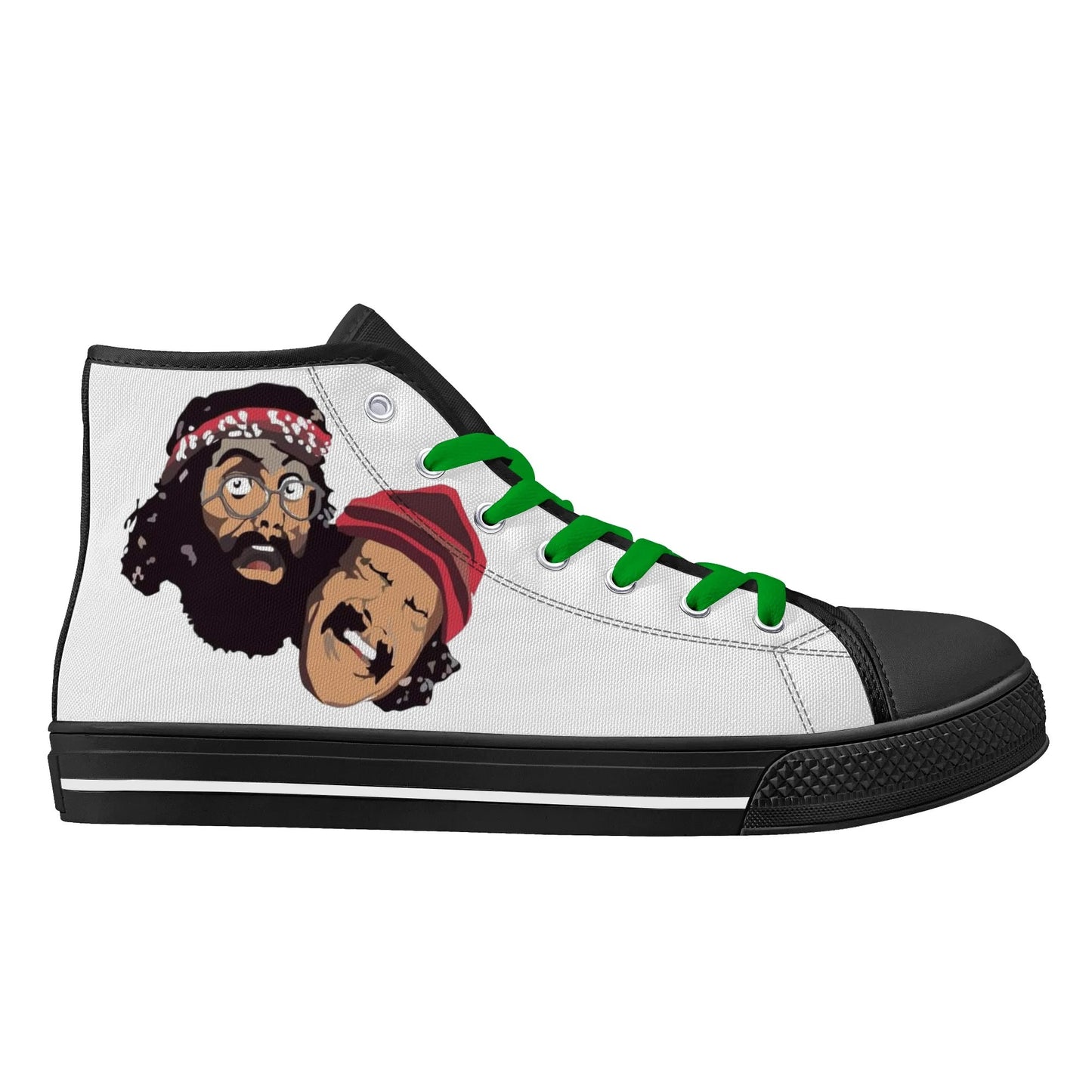 Cheech & Chong Womens Lightweight High Top Canvas Shoes