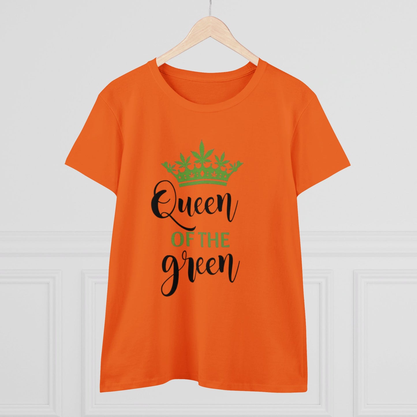 Queen of The Green Women's Midweight Cotton Tee