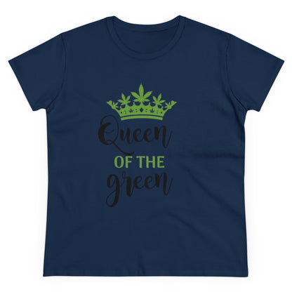 Queen of The Green Women's Midweight Cotton Tee