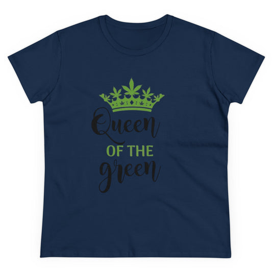 Queen of The Green Women's Midweight Cotton Tee