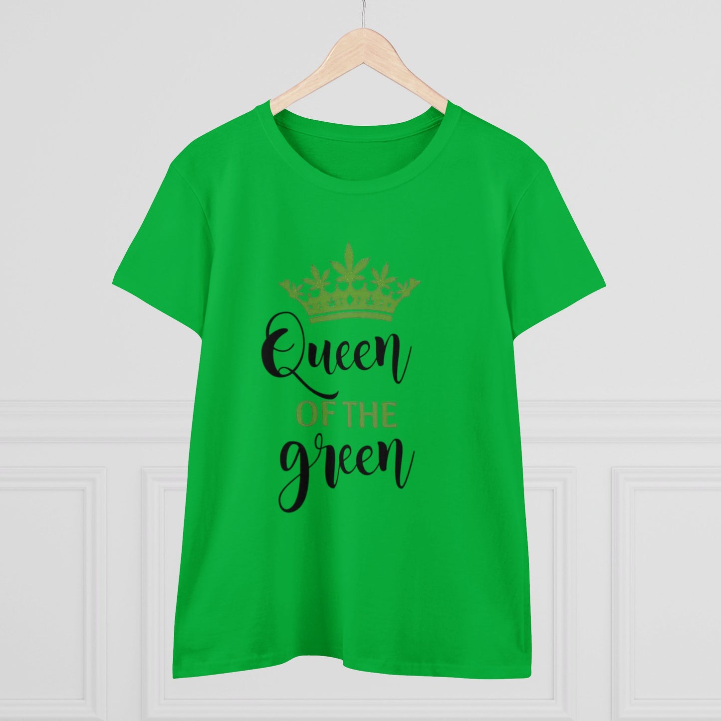 Queen of The Green Women's Midweight Cotton Tee