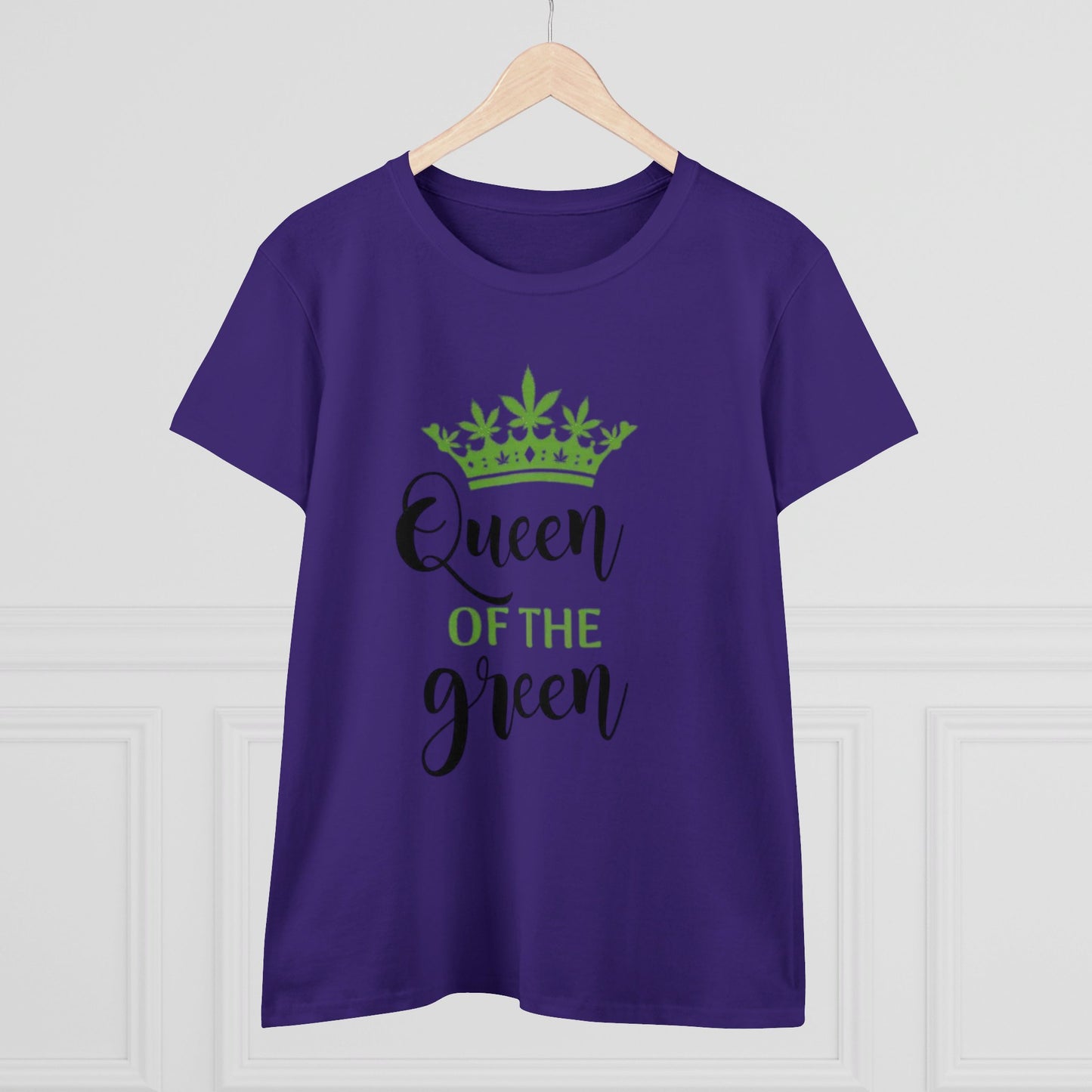 Queen of The Green Women's Midweight Cotton Tee